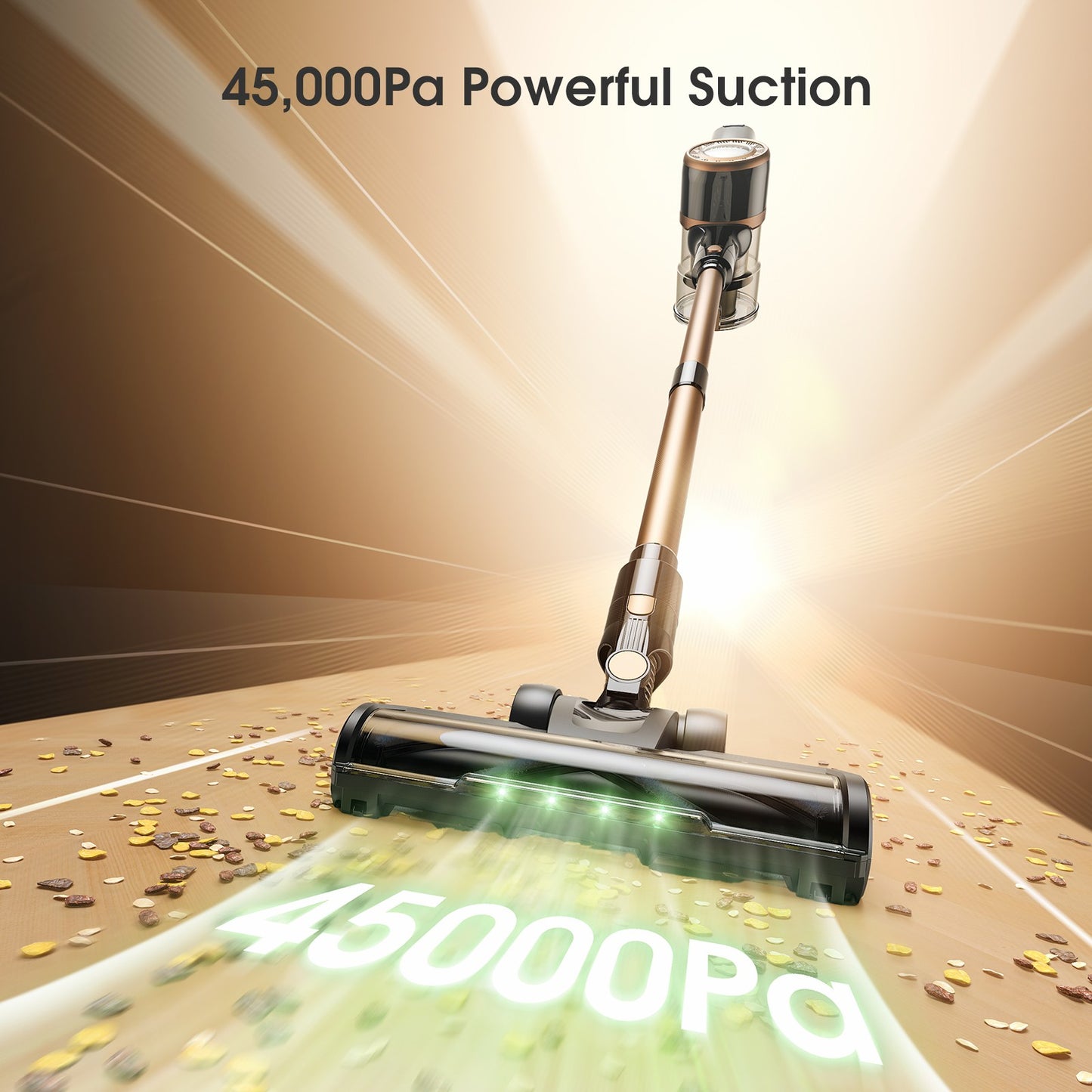 P2 Kabellos Staubsauger 45000Pa Akku Staubsauger Bis 45Min. Bodenstaubsaug