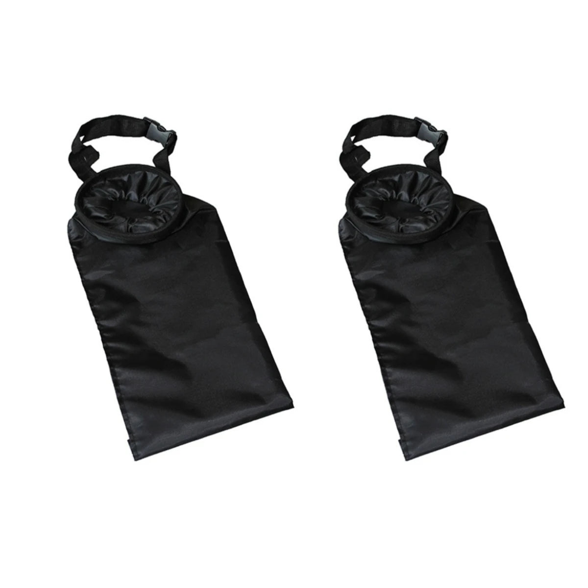 Waterproof Black Car Trash Can with Side Pocket - Leak-Proof Cooler Bag for Vehicle Waste Disposal