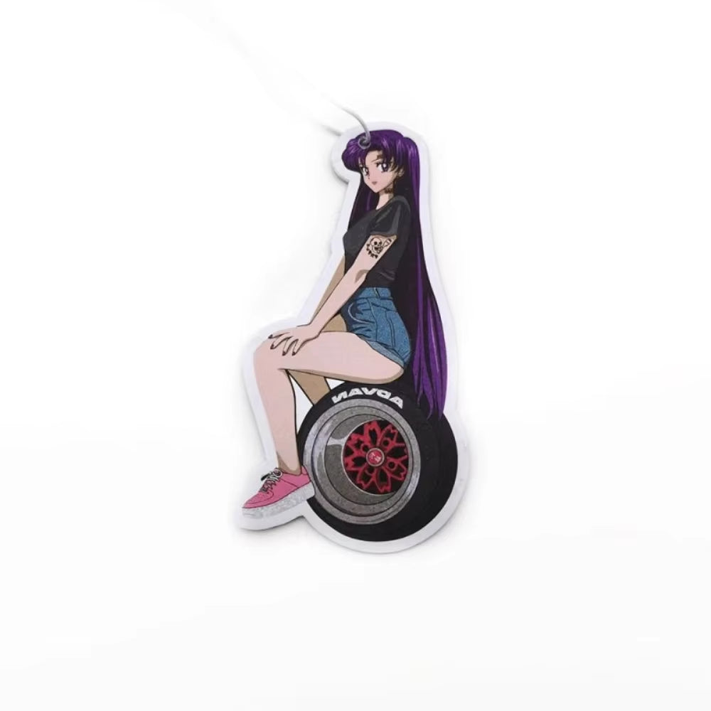 Car Air Freshener Perfume JDM Decoration Rearview Mirror Pendant Hanging Ornament JK Anime Girls for Car Decorations Accessories