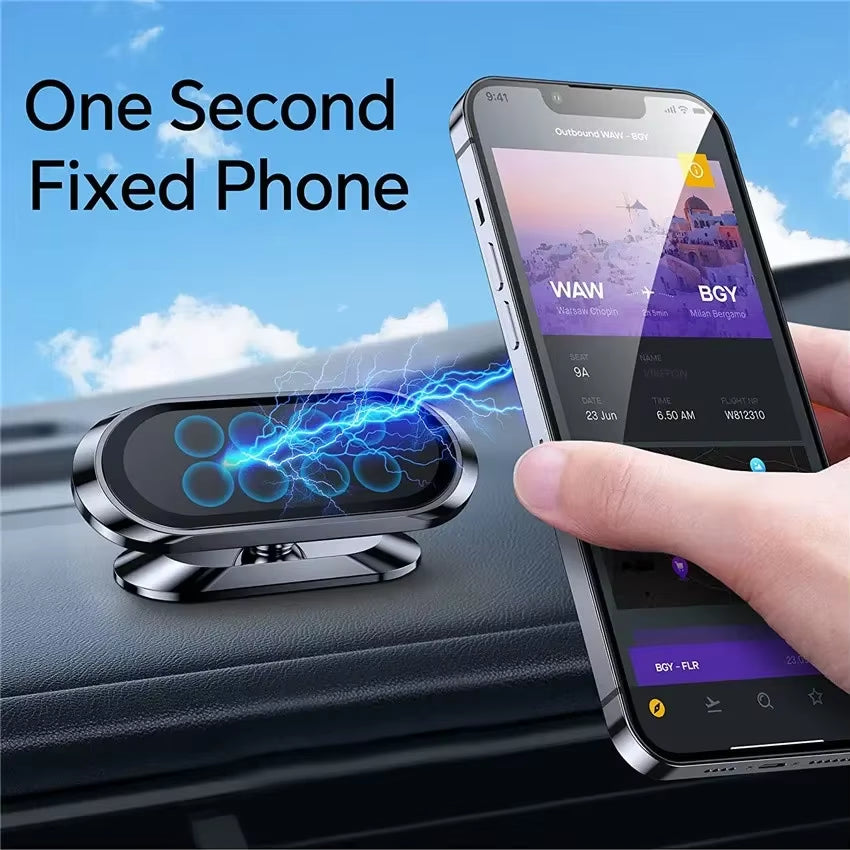 1080° Rotation Foldable Car Magnetic Phone Holder Universal Air Vent Mount GPS for Iphone Samsung in Car Cell Phone Holder Stand