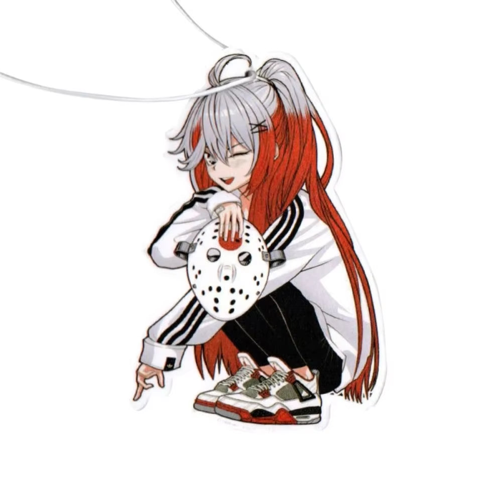 Car Air Freshener Perfume JDM Decoration Rearview Mirror Pendant Hanging Ornament JK Anime Girls for Car Decorations Accessories