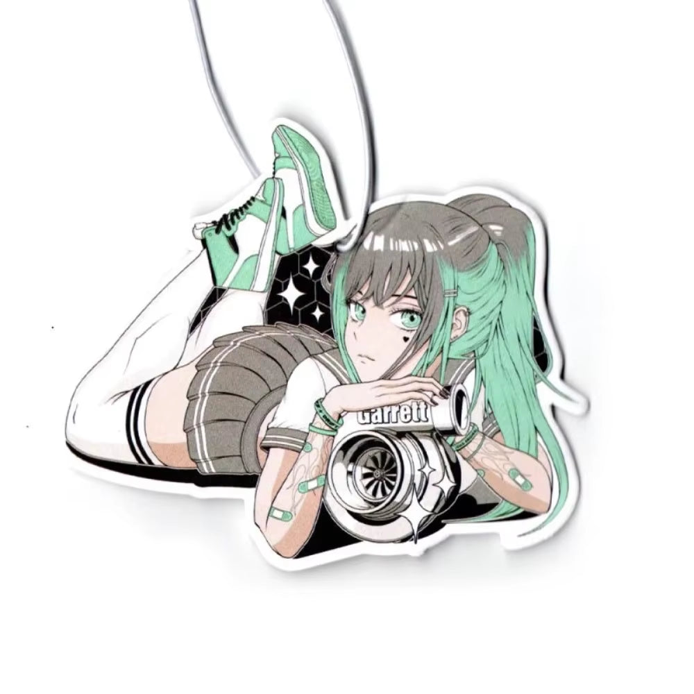 Car Air Freshener Perfume JDM Decoration Rearview Mirror Pendant Hanging Ornament JK Anime Girls for Car Decorations Accessories