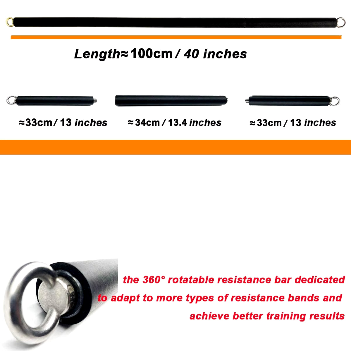 Workout Bar Fitness Resistance Bands Set Pilates Yoga Pull Rope Exercise Training Expander Gym Equipment for Home Bodybuilding